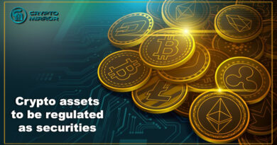 Crypto assets to be regulated as securities