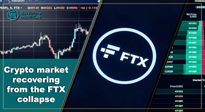 Crypto market recovering from the FTX collapse